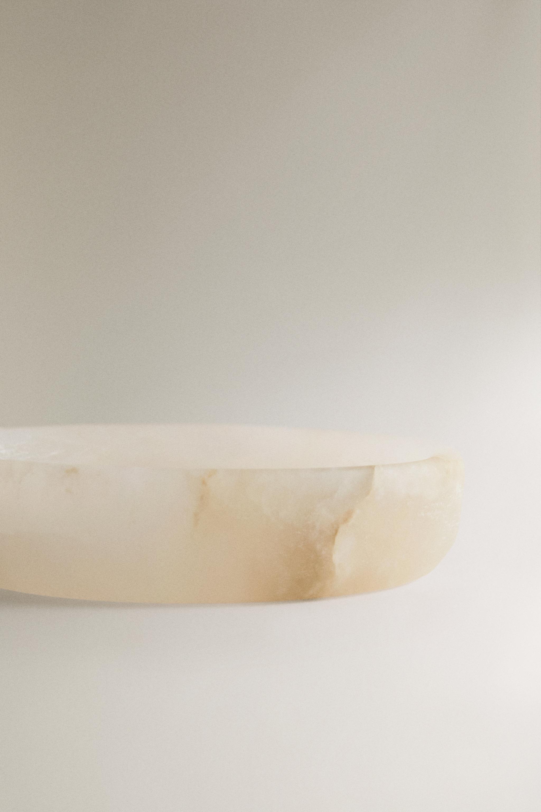 ALABASTER BATHROOM SOAP DISH